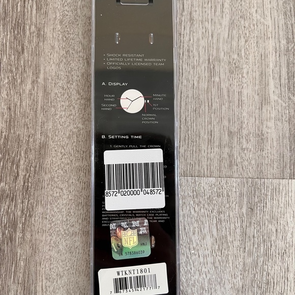 NEW Sparo DALLAS COWBOYS Leather Watch - Picture 4 of 4